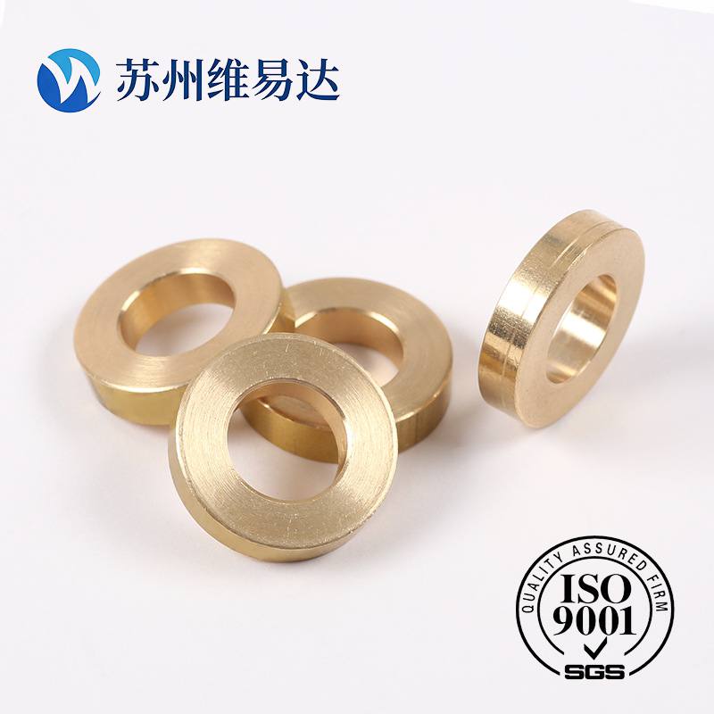 铜螺母加工定制 C3604黄铜螺母 苏州精密五金厂家